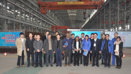 FSC采购商一行参观上海机床铸造一厂（苏州）有限公司